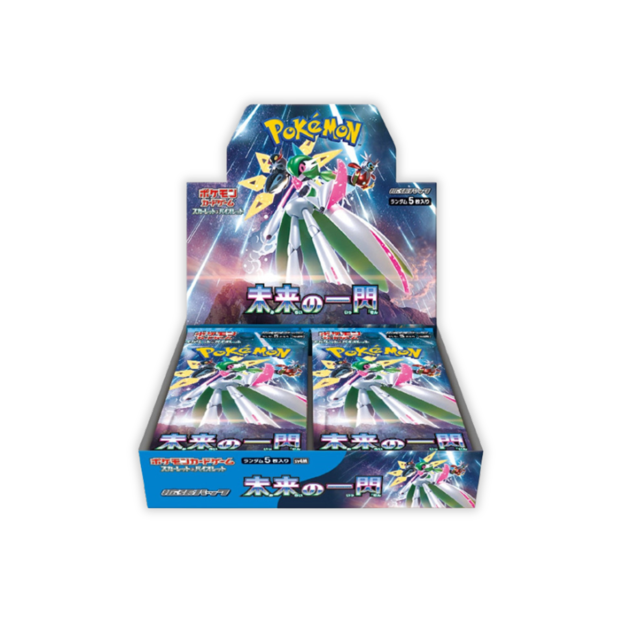 Display Pokémon Future Flash SV4M japonais scellé, 30 boosters, set JP exclusif Pokémons du Futur Paradoxe
