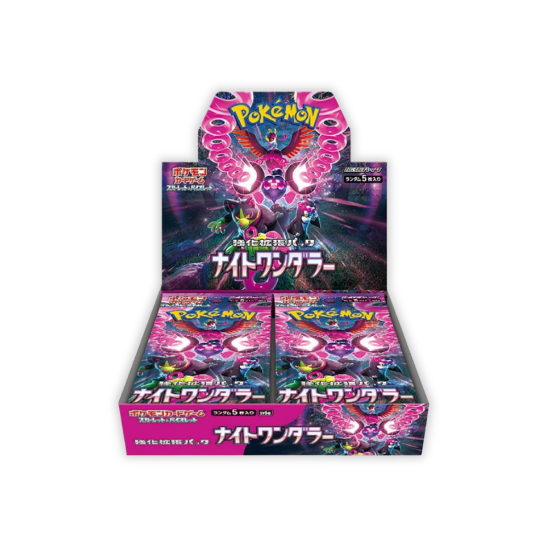 Display Pokémon Night Wanderer SV6A japonais scellé, 30 boosters set JP nocturne avec Persian AR