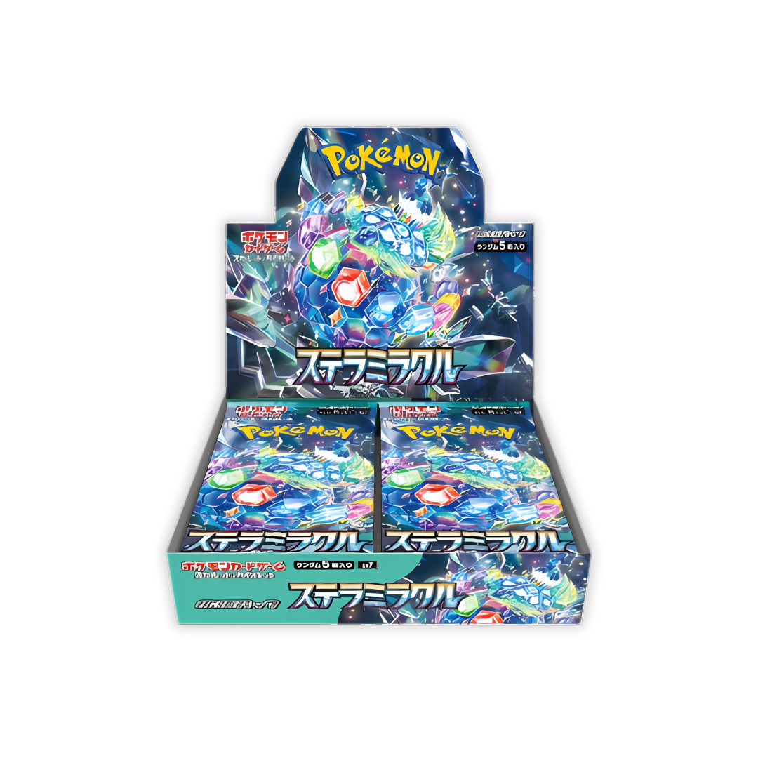 Display Pokémon Stellar Miracle SV7 japonais scellé, 30 boosters version JP de Couronne Stellaire avec Terapagos