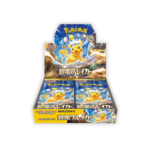 Display Pokémon Super Electric Breaker SV8 japonais scellé, 30 boosters Pikachu SAR, JP d'Étincelles Déferlantes