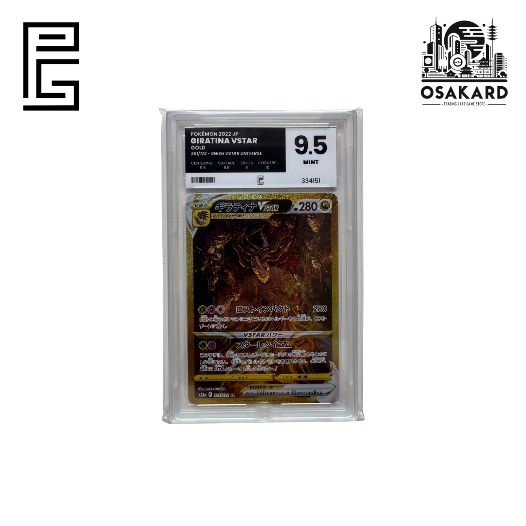 Carte Pokémon Giratina VStar 261/172 S12A japonais gradée Pure Grading 9.5, slab scellé Mint