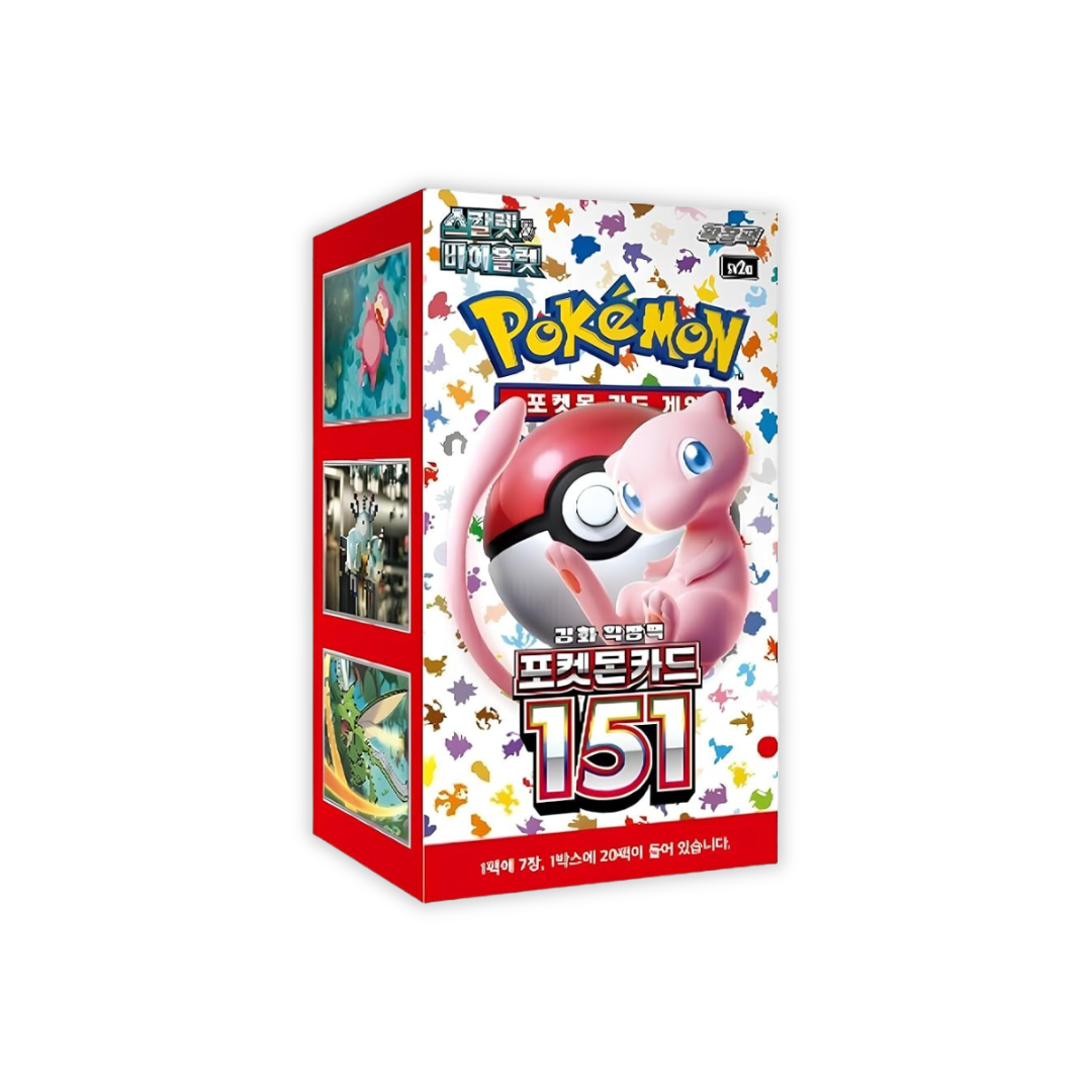 Display Pokémon 151 SV2A coréen scellé, 20 boosters version KR célébration 151 Pokémon Kanto