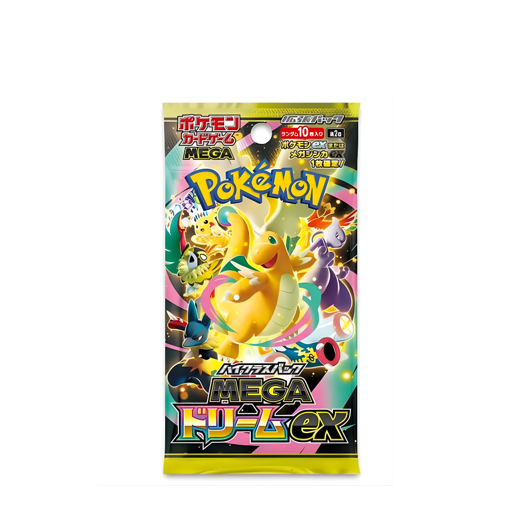 Booster Pokémon Mega Dream EX M2A japonais scellé 10 cartes, EX et SAR possibles, import Japon