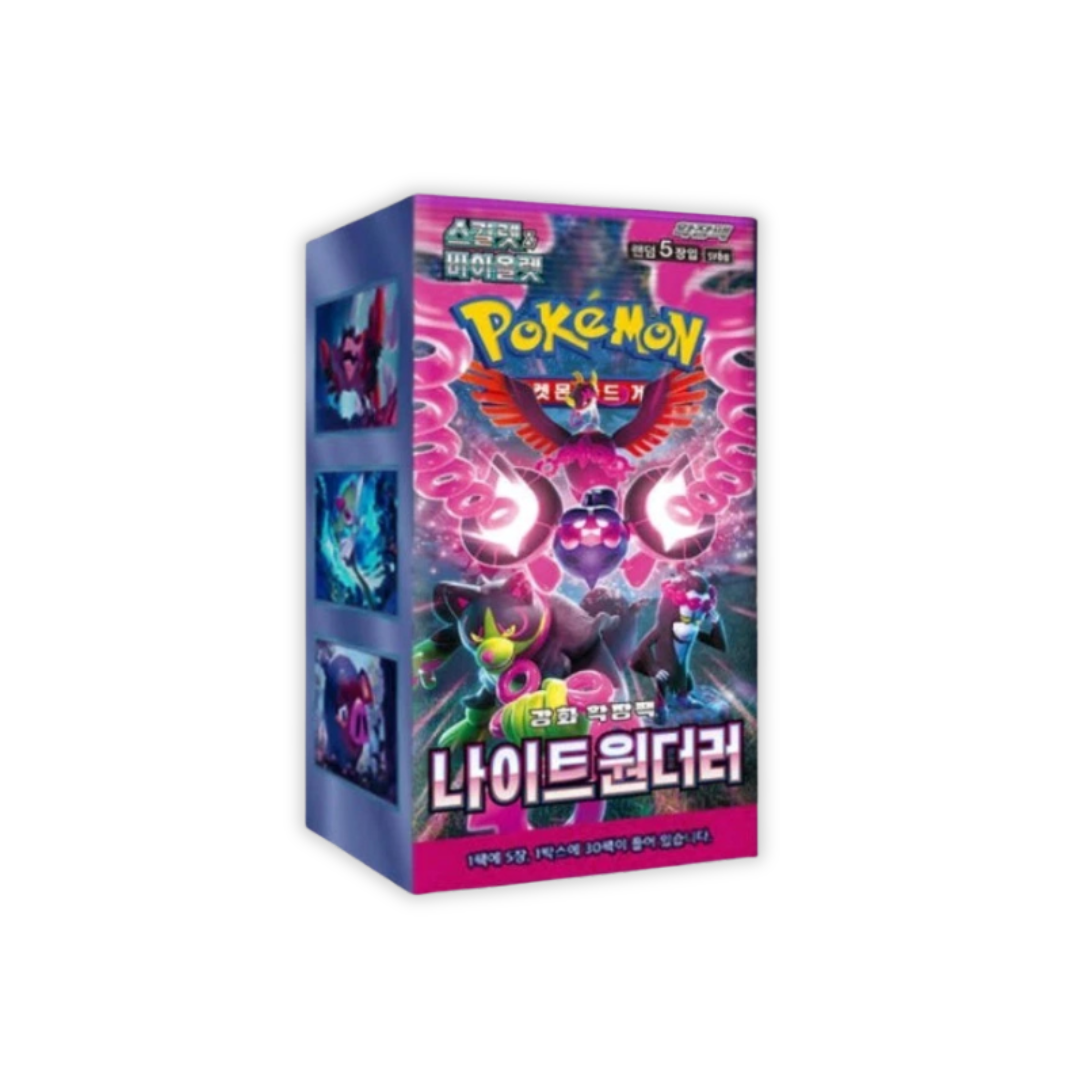 Display Pokémon Night Wanderer SV6A coréen scellé, 30 boosters version KR thématique nocturne Persian AR