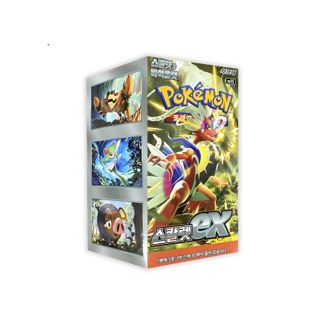 Display Pokémon Scarlet EX SV1S coréen scellé, 30 boosters set de lancement Écarlate & Violet KR avec Koraidon